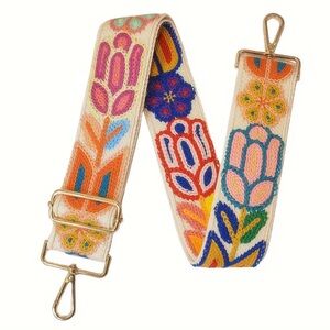 Boho Gypsy Sisters Colorful Embroidered Crossbody Strap